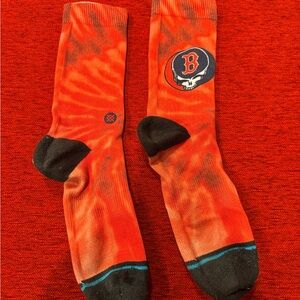 Stance Red Men's Socks - Boston Red Sox, Size Medium